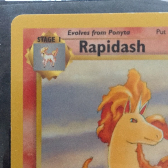 RARE Stage 1 Pokémon Rapidash 70 HP 44/64 - Picture 3 of 5